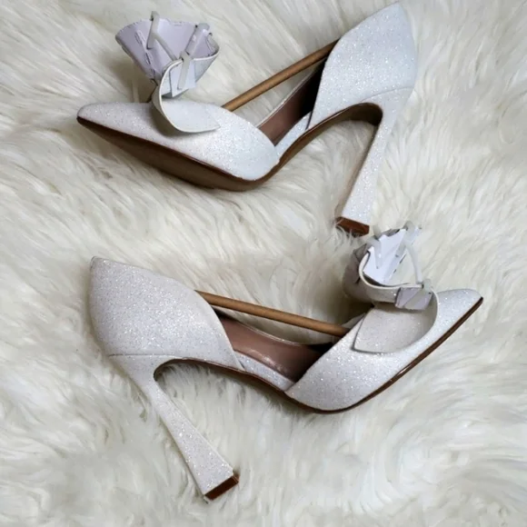 Betsey Johnson Nobble Sparkle Glitter Pumps Womens Size 7 - Picture 10 of 14